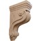 Ekena Millwork 3 3/8"W x 6 1/2"D x 10 1/2"H Boston Traditional Scroll Corbel, Mahogany COR03X06X10TSGM - alternate 1